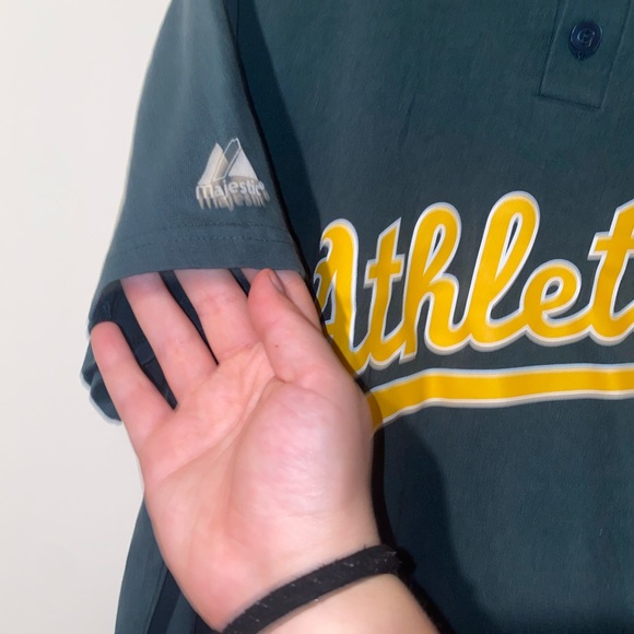 Vintage 80s/90s Oakland A’s Athletics Majestic Jersey Shirt - Picture 4 of 6